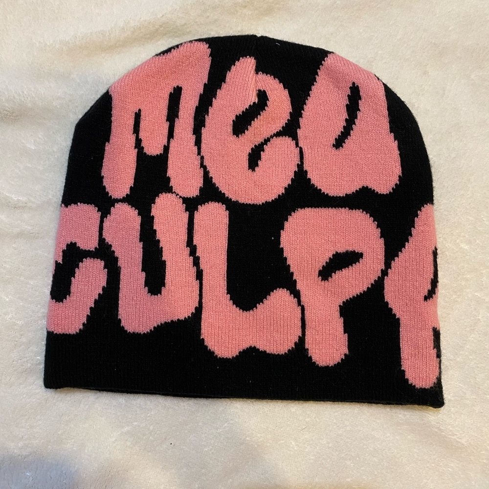 pink Mea Culpa Beanie/Toque